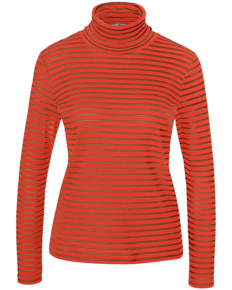 Peter Hahn Rollkragen-Shirt  orange Orange