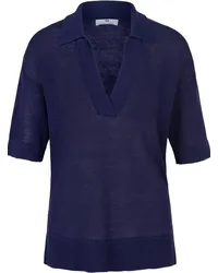 Peter Hahn Polo-Pullover  blau Blau