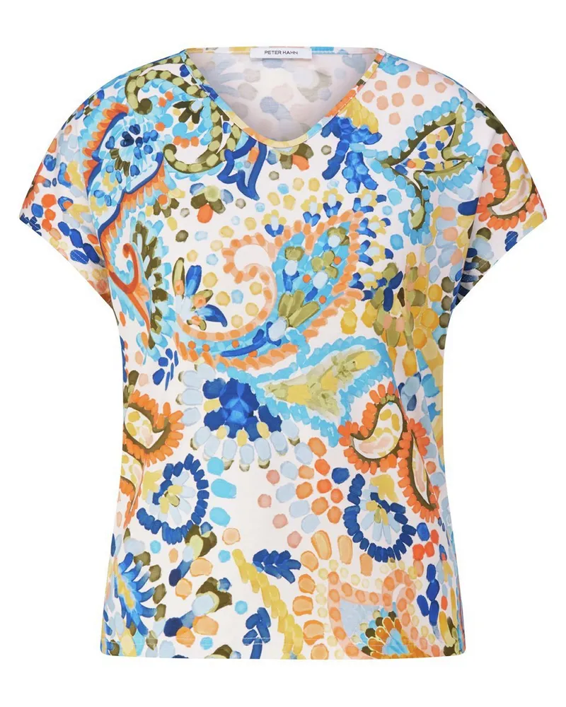 Peter Hahn Rundhals-Shirt  weiss Weiss