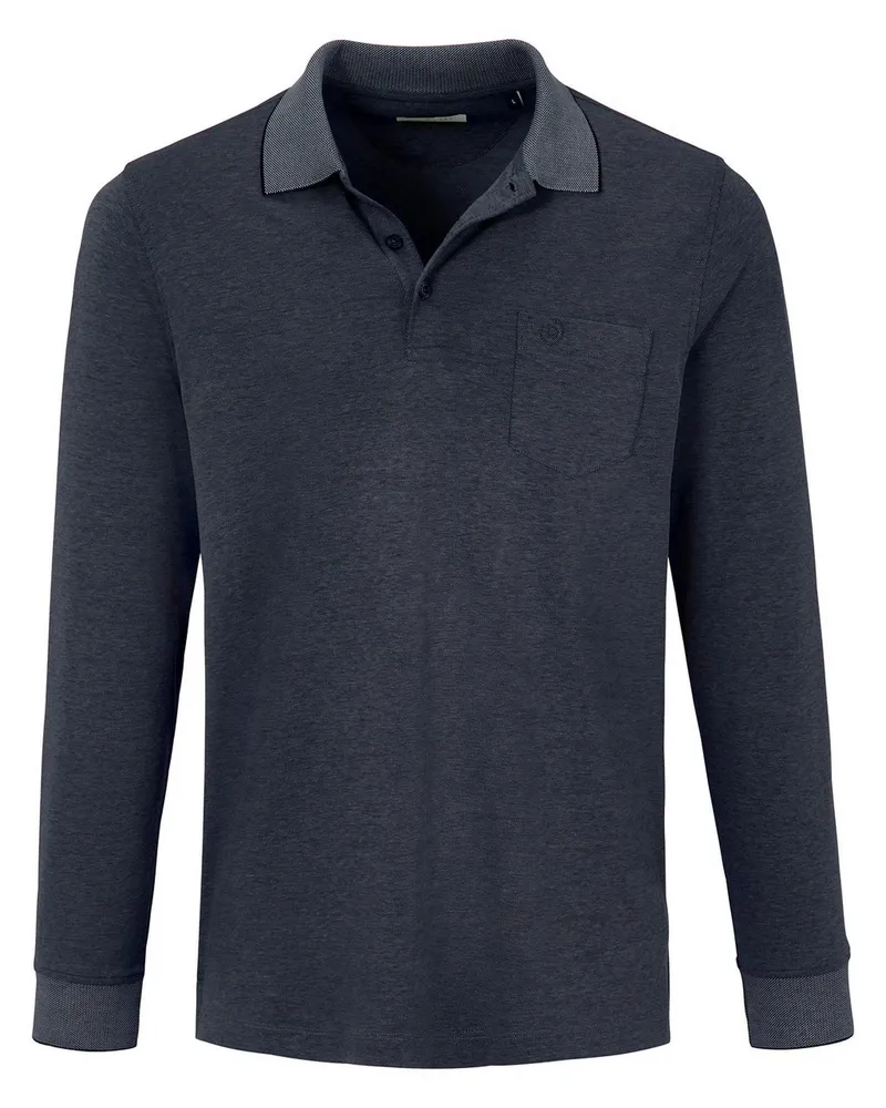 Bugatti Polo-Shirt 1/1-Arm  blau Blau