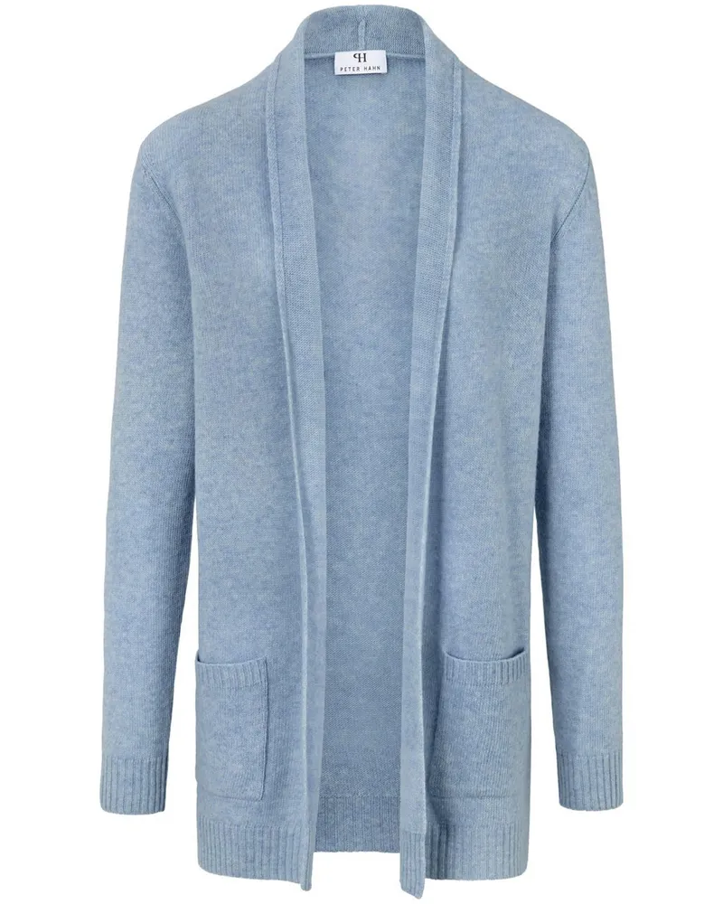 Peter Hahn Cardigan aus 100% Schurwolle  blau Blau