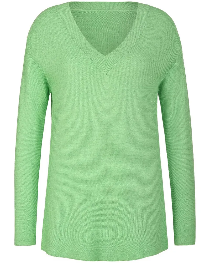 Anna Aura V-Pullover  grün Grün