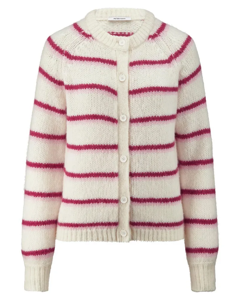 Peter Hahn Strickjacke  weiss Weiss