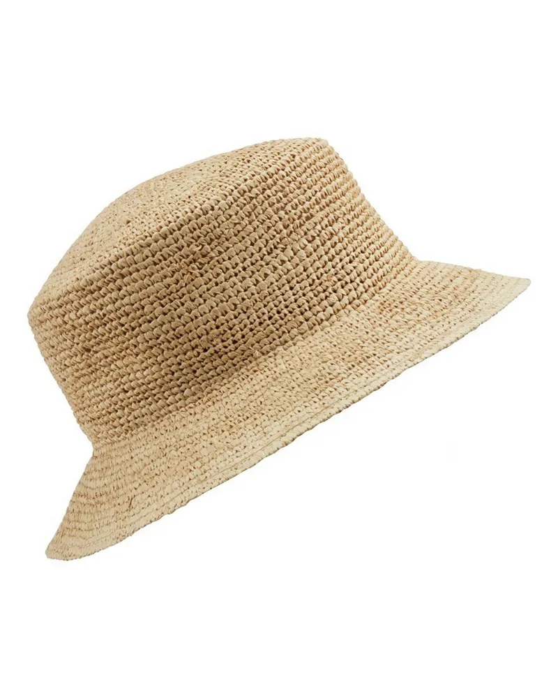Peter Hahn Strohhut  beige Beige