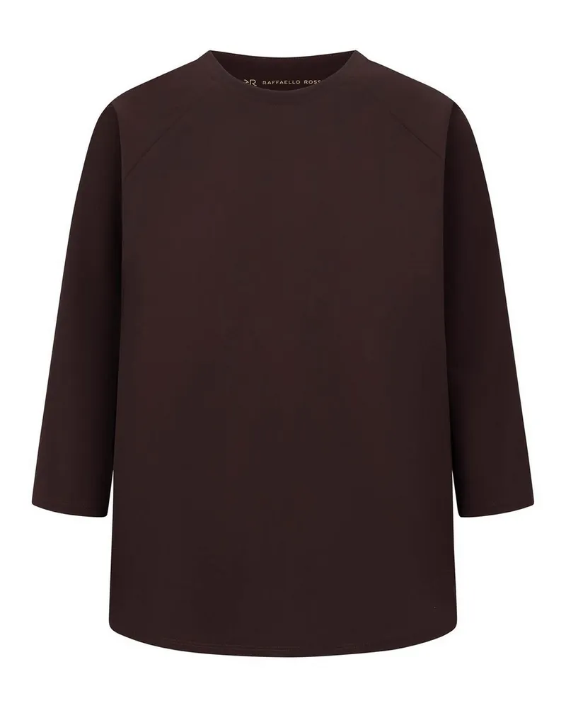 RAFFAELLO ROSSI  Rundhals-Shirt 3/4-Arm  lila Lila