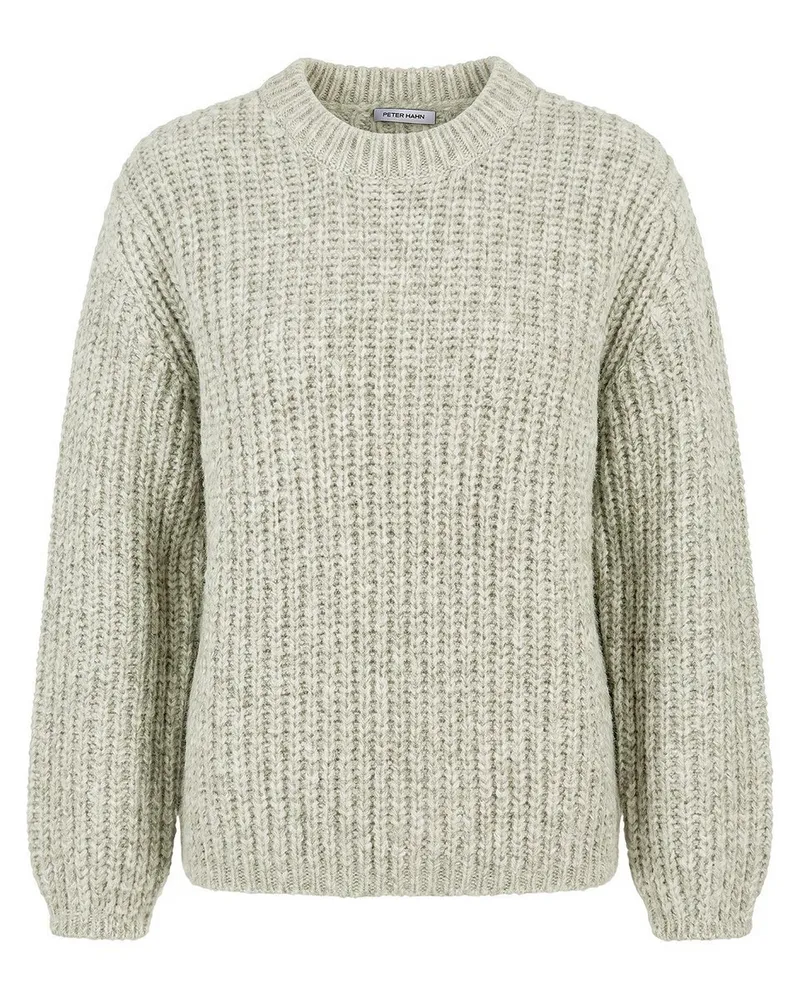 Peter Hahn Rundhals-Pullover  grün Grün