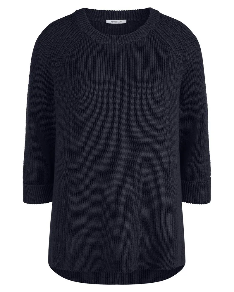 Peter Hahn Long-Pullover aus 100% SUPIMA®-­Baumwolle  blau Blau