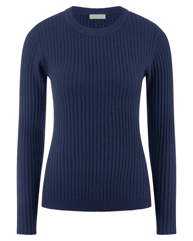 Include Rundhals-Pullover  blau Blau