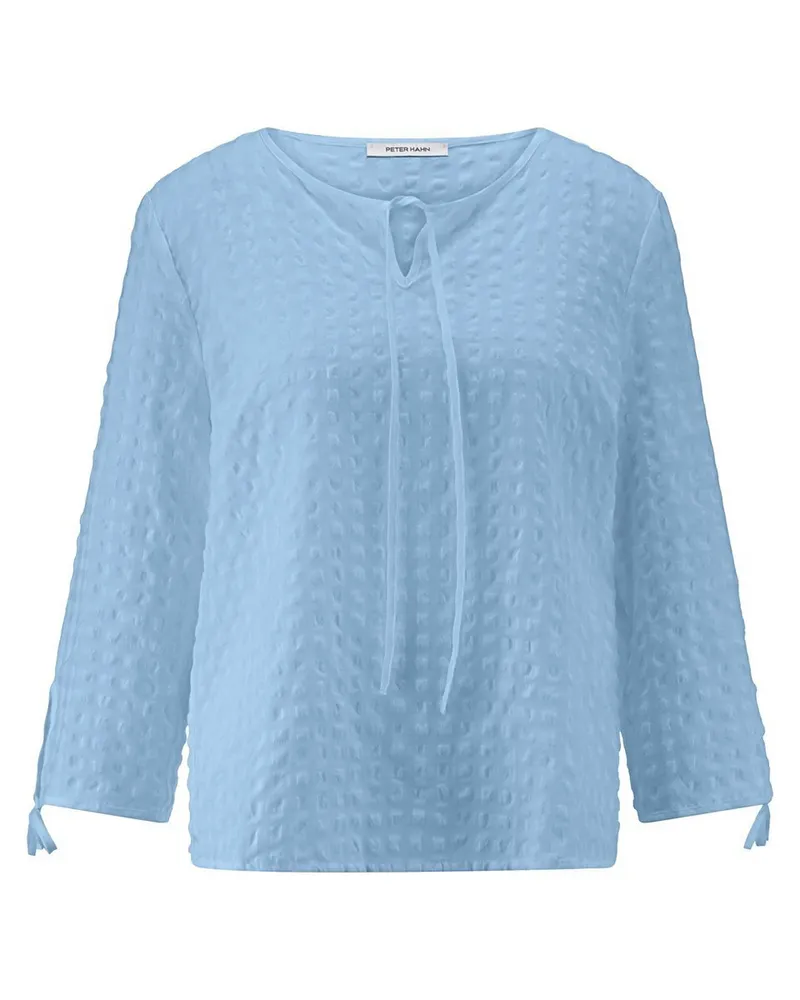 Peter Hahn Bluse zum Schlupfen  blau Blau