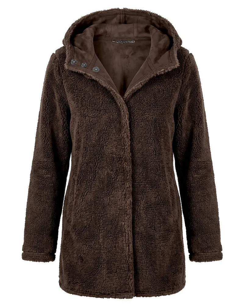 Basler Webpelz-Jacke  braun Braun