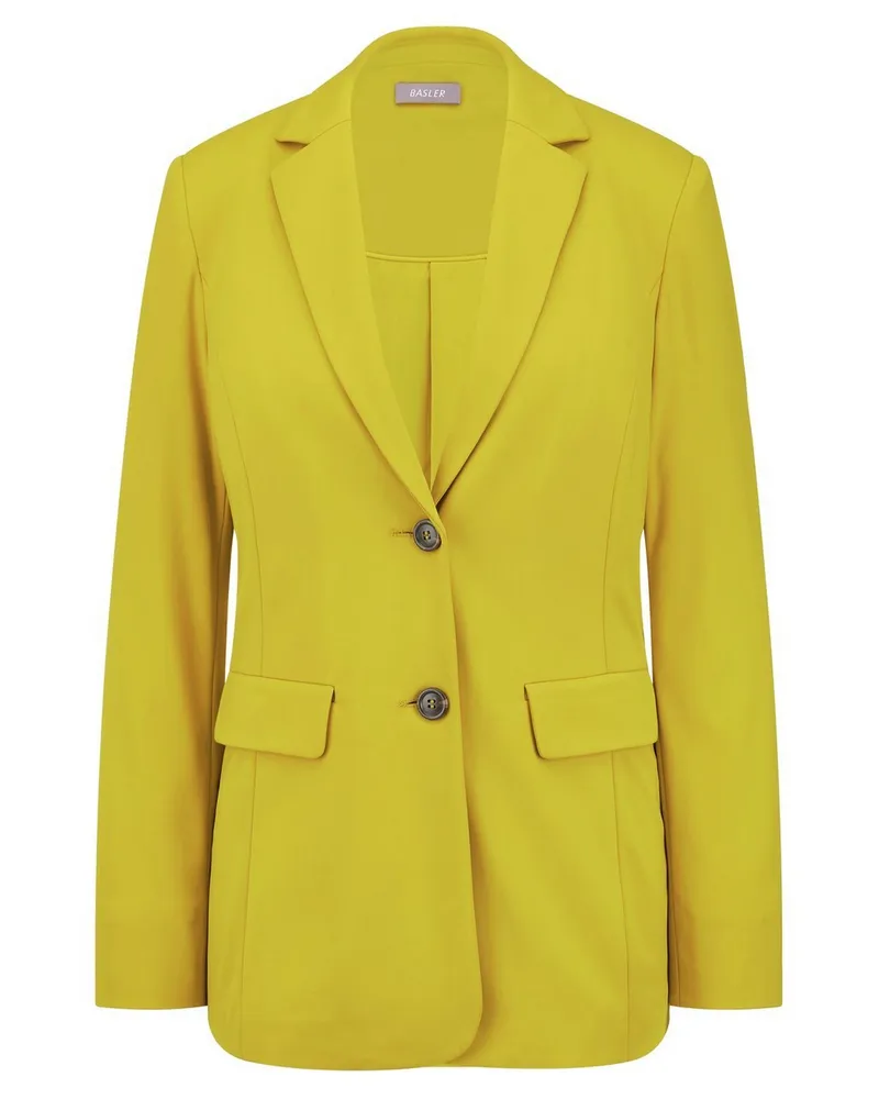 Basler Jersey-Blazer  gelb Gelb