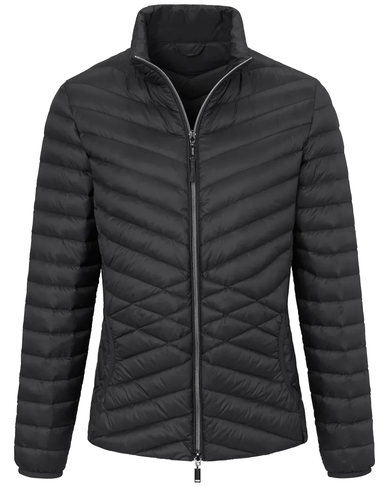 Peter Hahn Daunen-Steppjacke Stehkragen  schwarz Schwarz