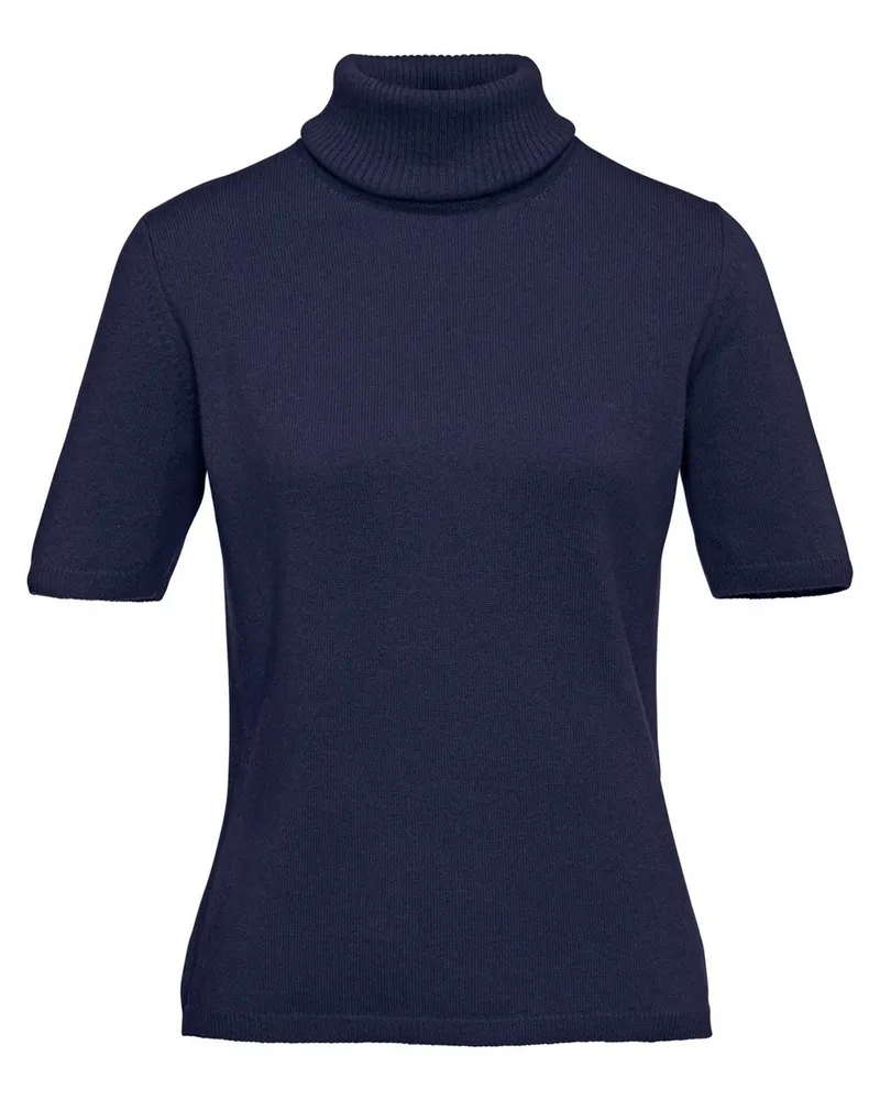 Peter Hahn Rollkragen-Pullover aus 100% Premium-Kaschmir  Cashmere blau Blau