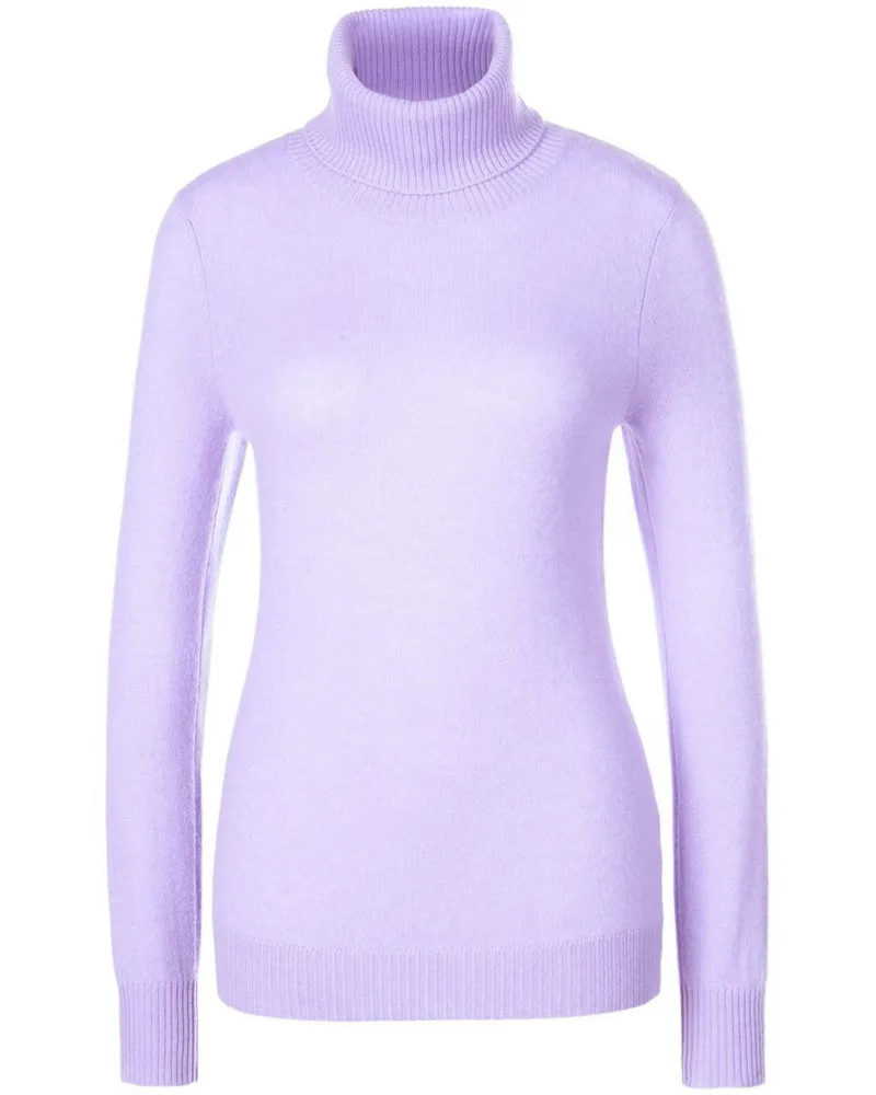 Peter Hahn Rollkragen-Pullover aus 100% Premium-Kaschmir  Cashmere lila Lila