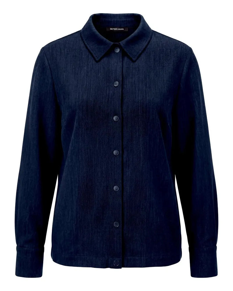 Peter Hahn Bluse  blau Blau