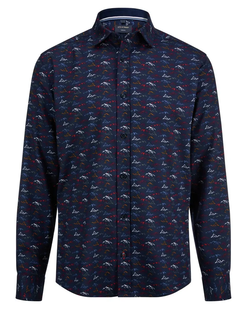 Olymp Hemd  blau Blau