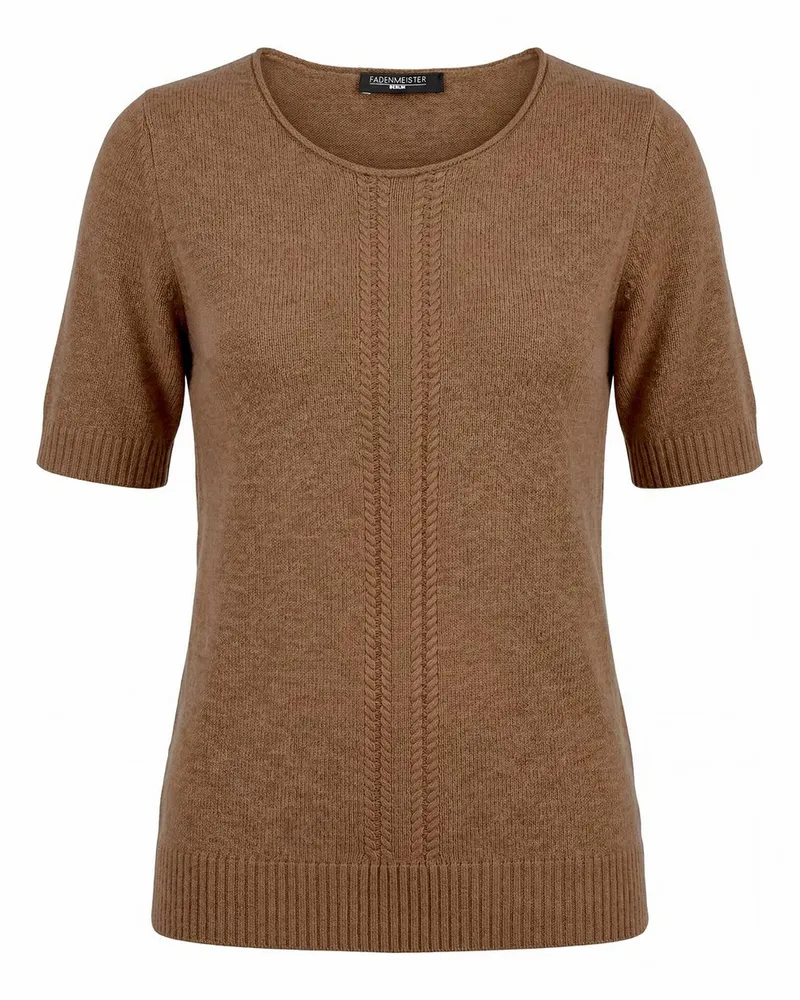 FADENMEISTER BERLIN Rundhals-Pullover  braun Braun