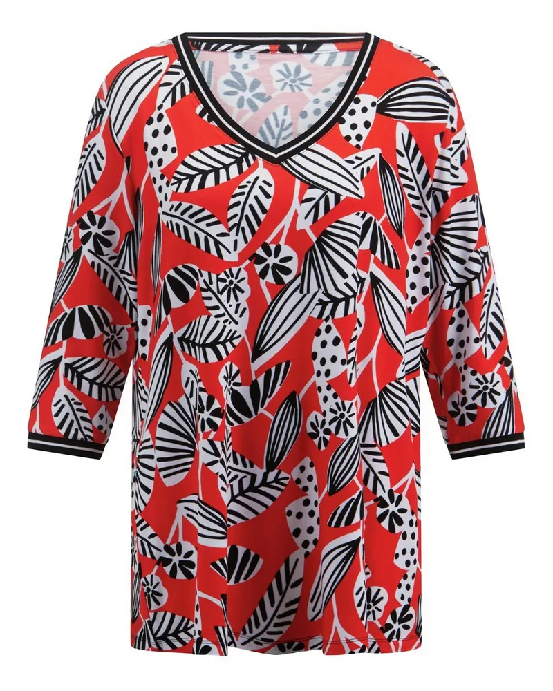 Emilia Lay V-Shirt 3/4-Arm  rot Rot