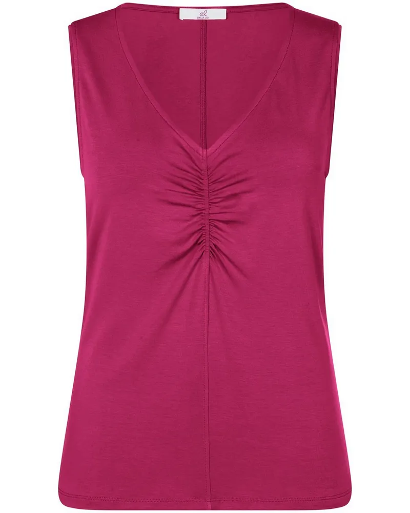 Emilia Lay Top V-Ausschnitt  pink Pink