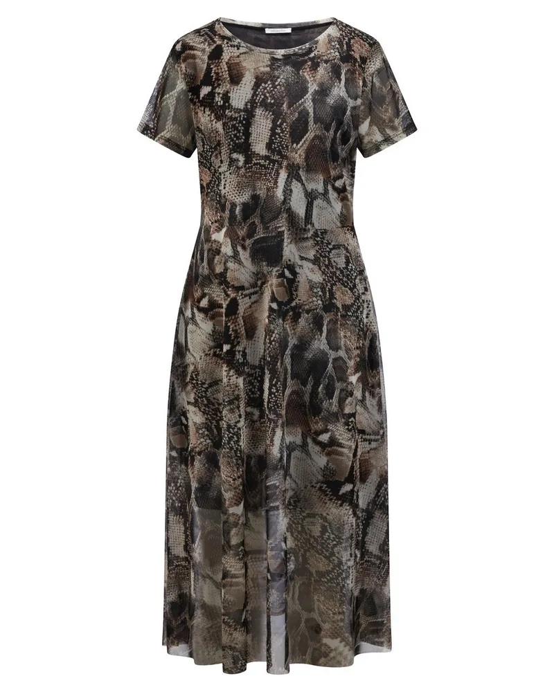 Efixelle Mesh-Kleid zum Schlupfen  braun Braun