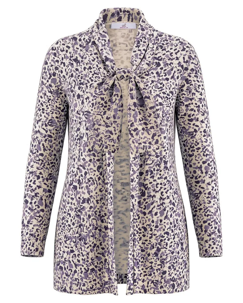 Emilia Lay Long-Strickjacke  beige Beige