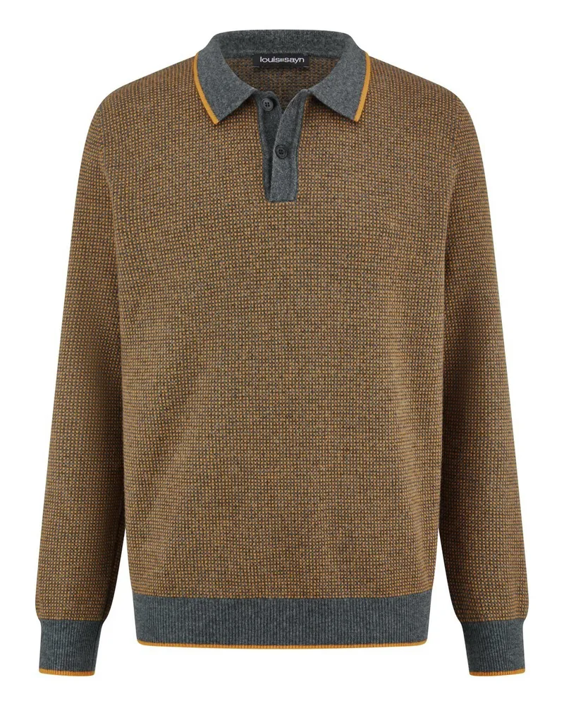 Louis Sayn Polo-Pullover  grau Grau