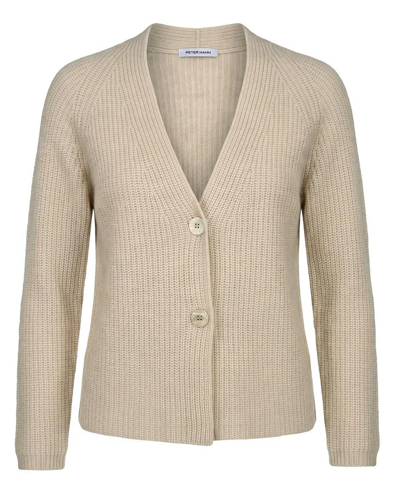 Peter Hahn Strickjacke  beige Beige