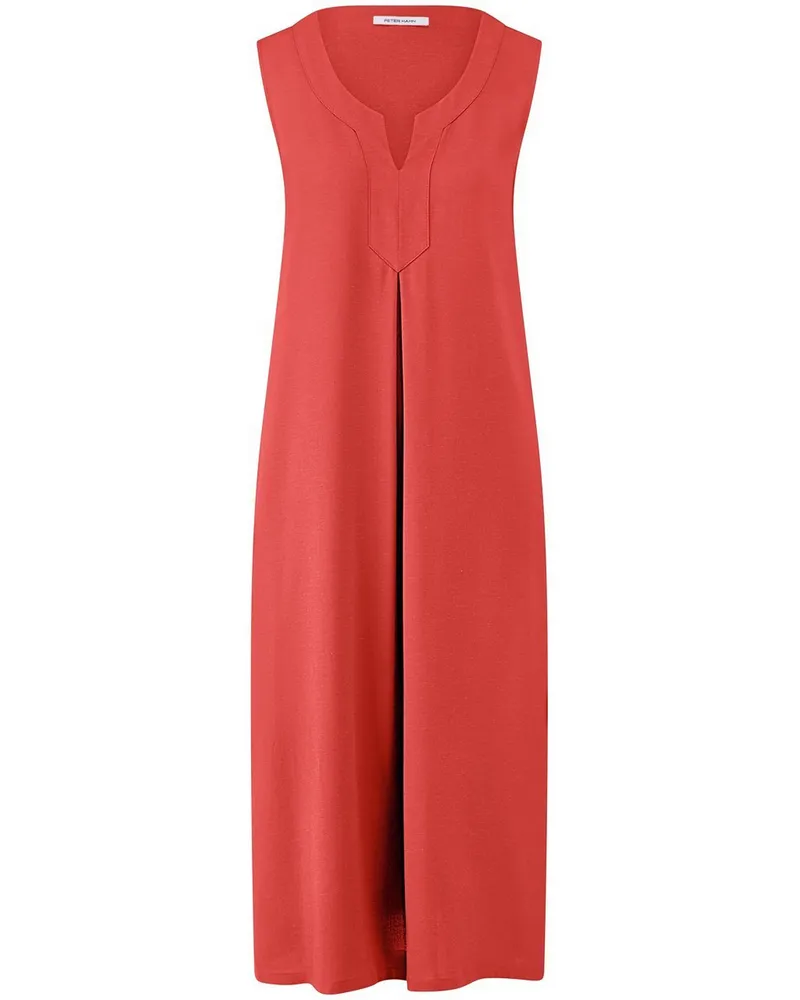 Peter Hahn Ärmelloses Kleid  rot Rot
