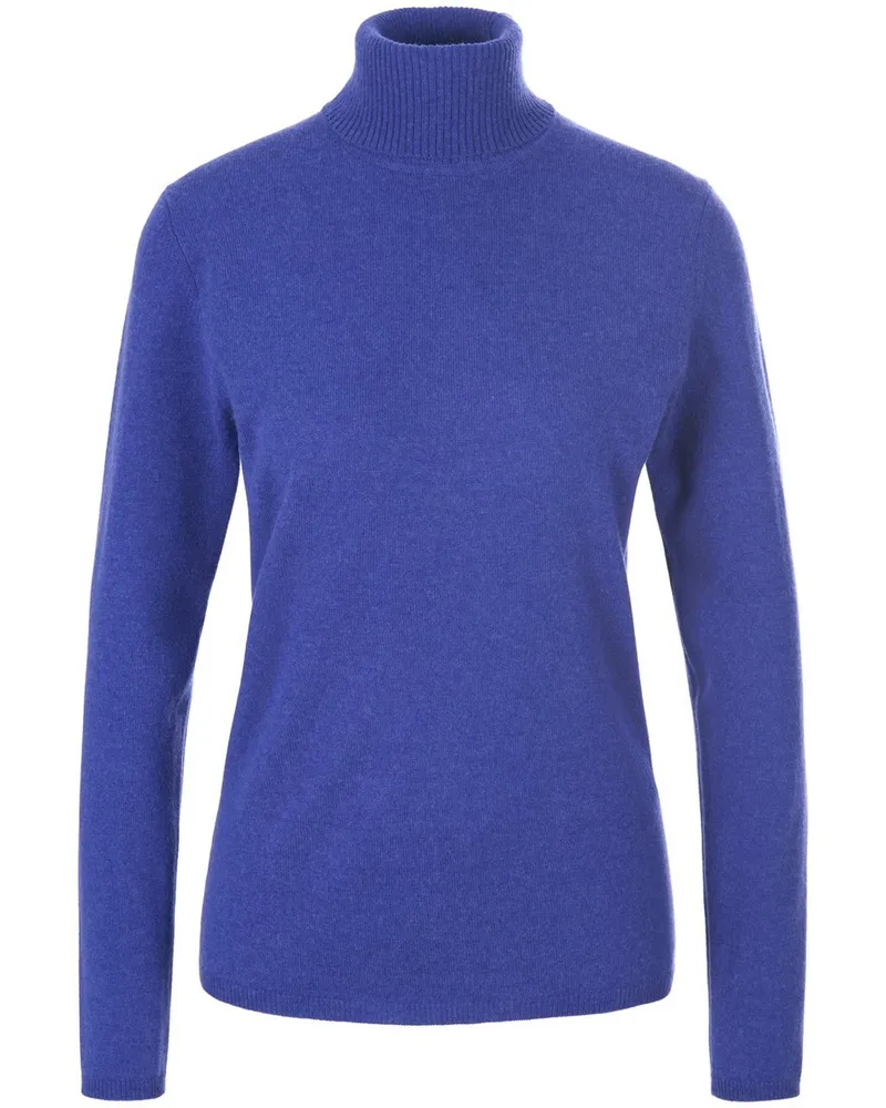 Include Rollkragen-Pullover aus Schurwolle und Kaschmir  lila Lila