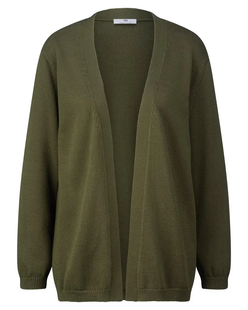 Peter Hahn Strickjacke  grün Grün