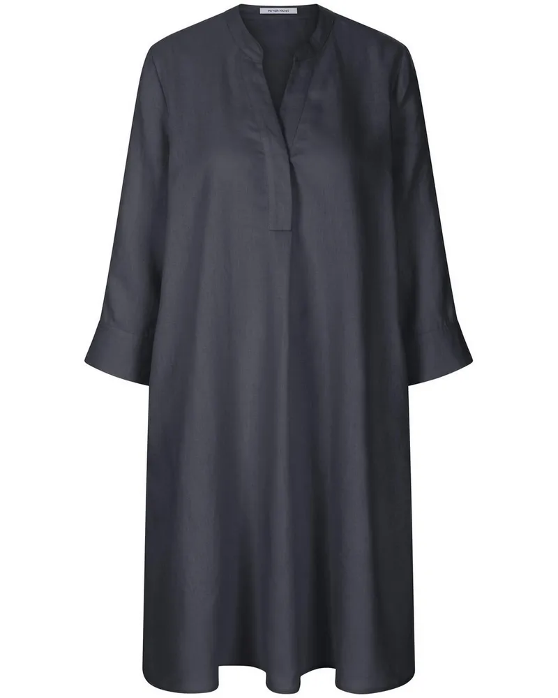 Peter Hahn Kleid aus 100% Leinen  schwarz Schwarz