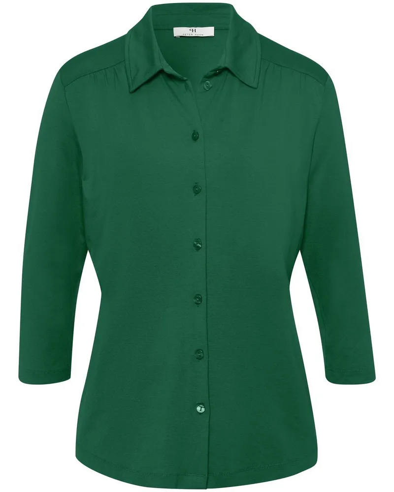 Peter Hahn Jersey-Bluse 3/4-Arm  grün Grün