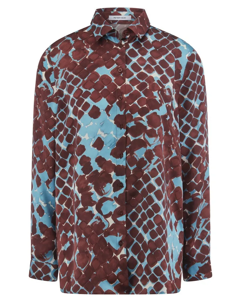 Peter Hahn Bluse  braun Braun
