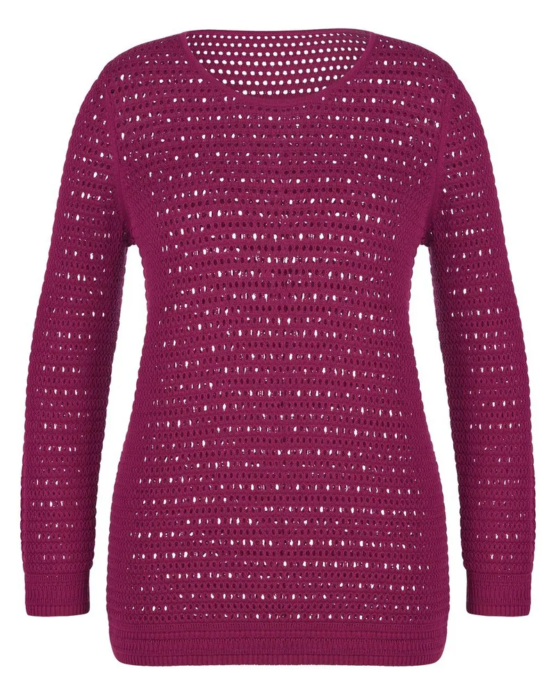 Anna Aura Rundhals-Pullover  pink Pink
