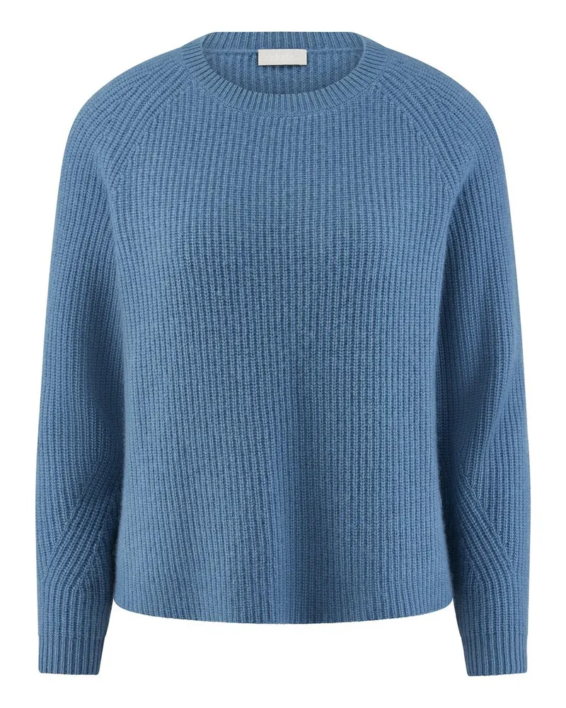 Include Rundhals-Pullover  blau Blau