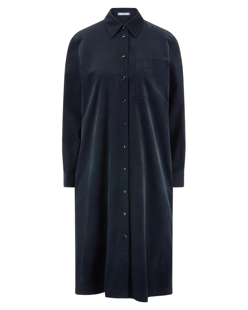 DAY.LIKE Cord-Kleid  blau Blau