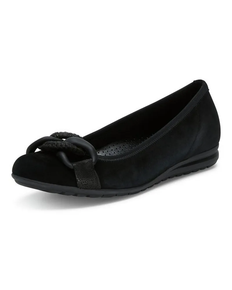 Gabor Ballerina  Comfort schwarz Schwarz