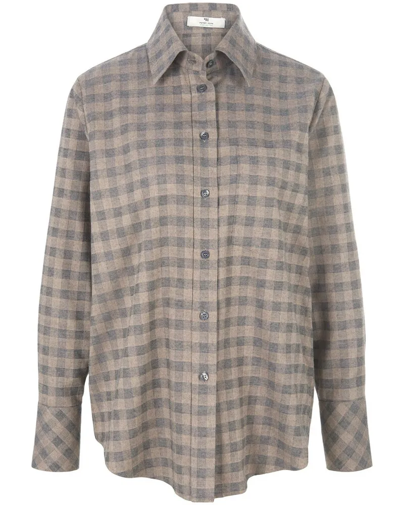 Peter Hahn Bluse  grau Grau