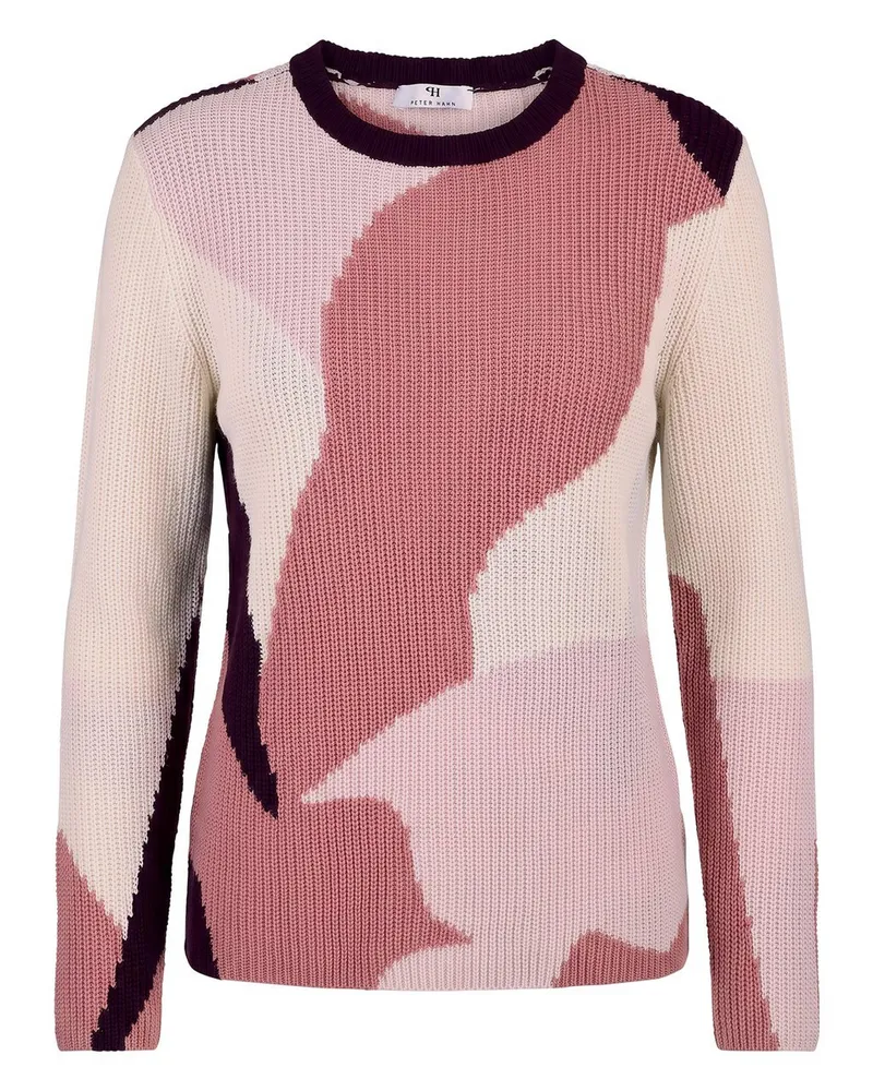Peter Hahn Rundhals-Pullover  pink Pink