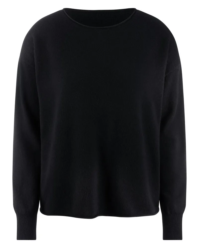 Include Pullover U-Boot-Ausschnitt  schwarz Schwarz