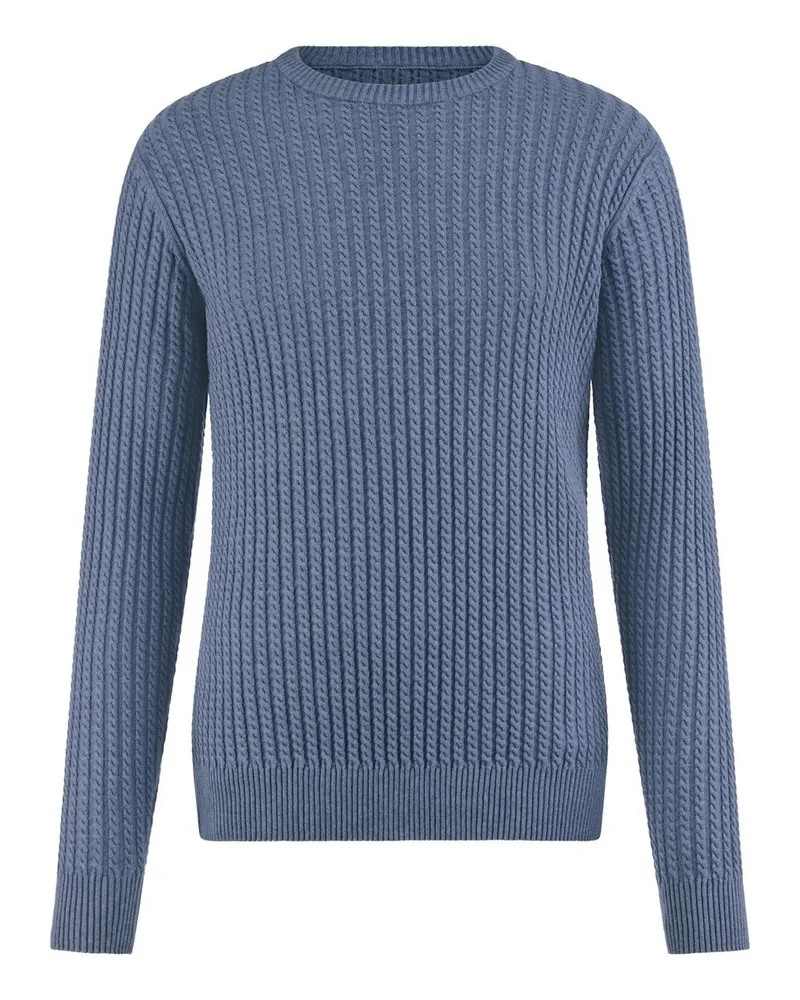 Louis Sayn Rundhals-Pullover  blau Blau