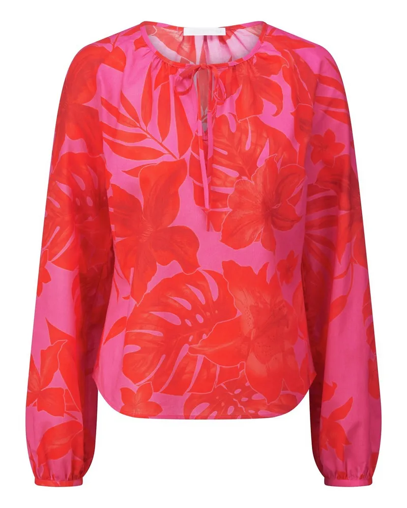 St. Emile Bluse Rundhals-Ausschnitt  pink Pink