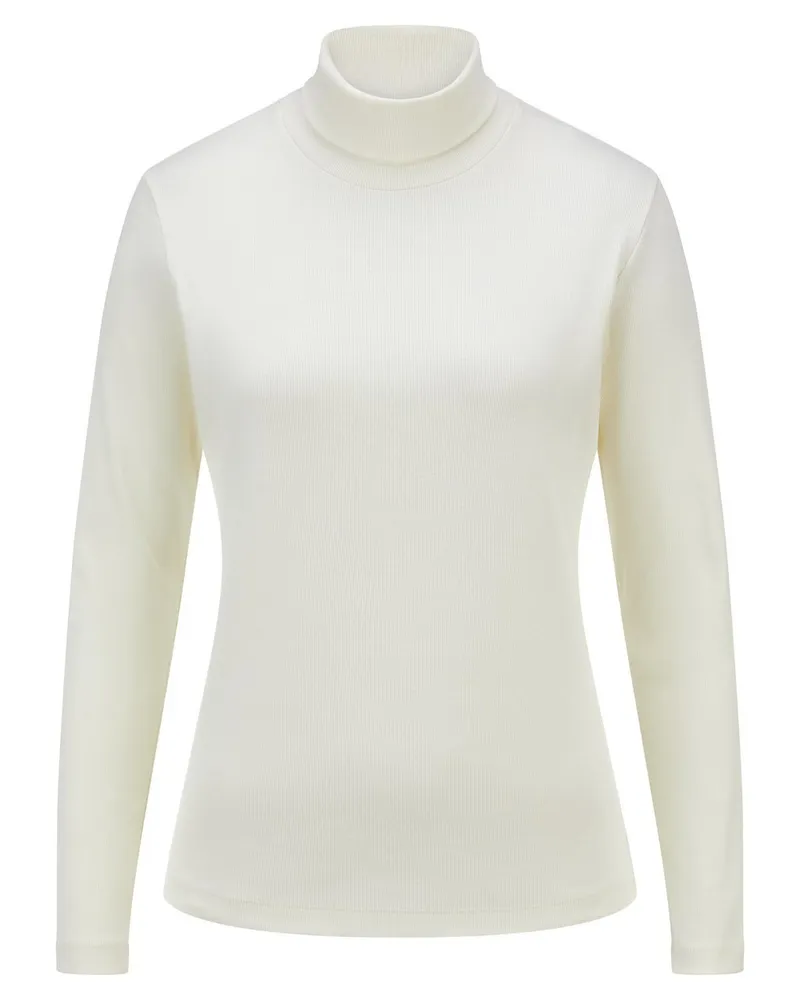 Peter Hahn Rollkragen-Shirt  weiss Weiss