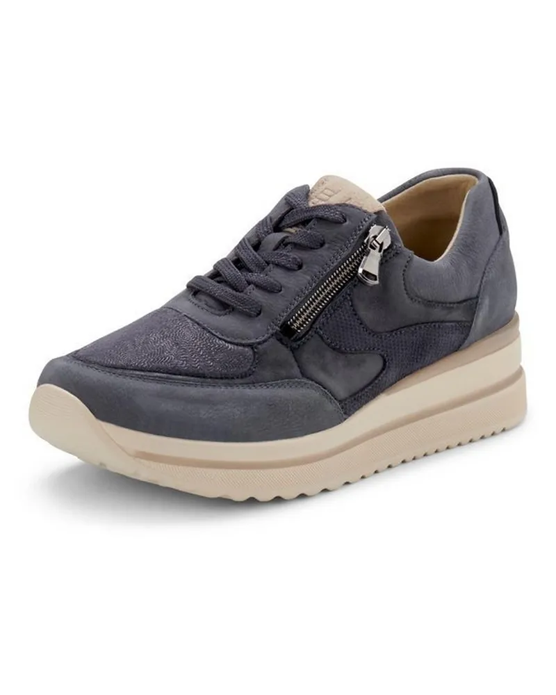 Waldläufer Plateau-Sneaker Luana  blau Blau
