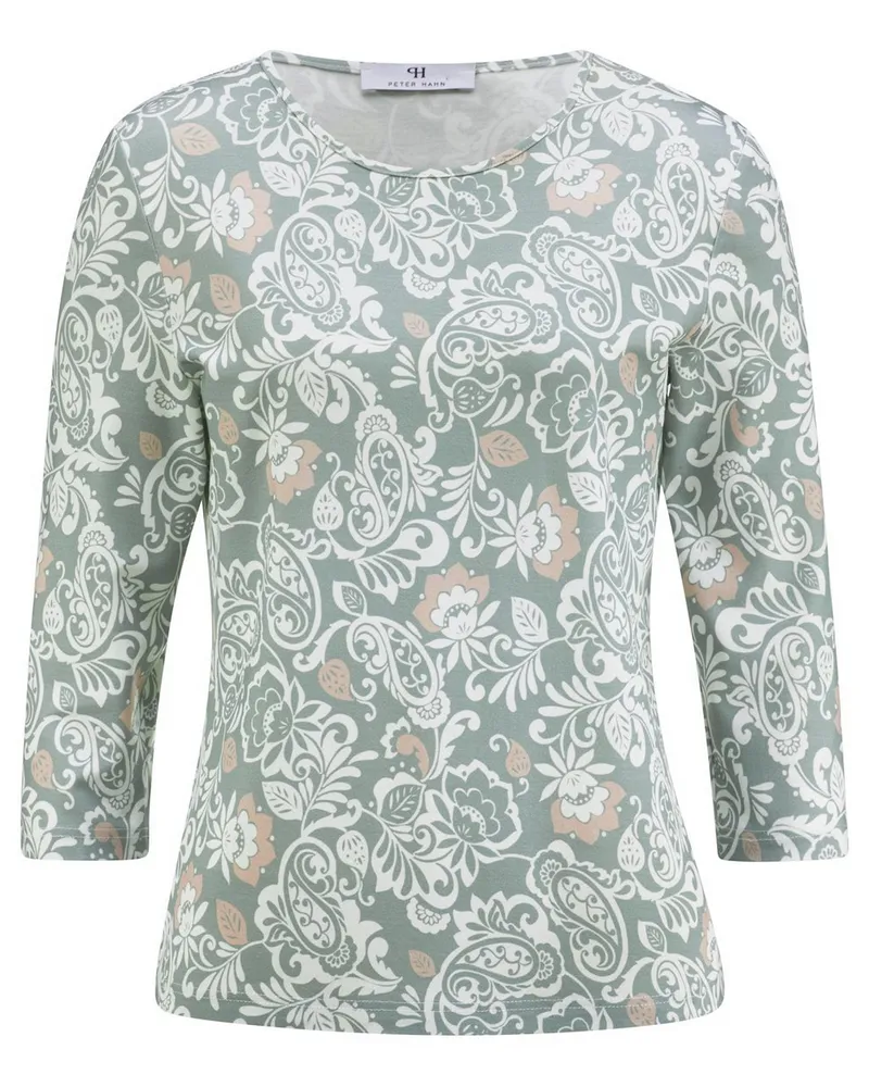 Peter Hahn Rundhals-Shirt 3/4-Arm  grün Grün