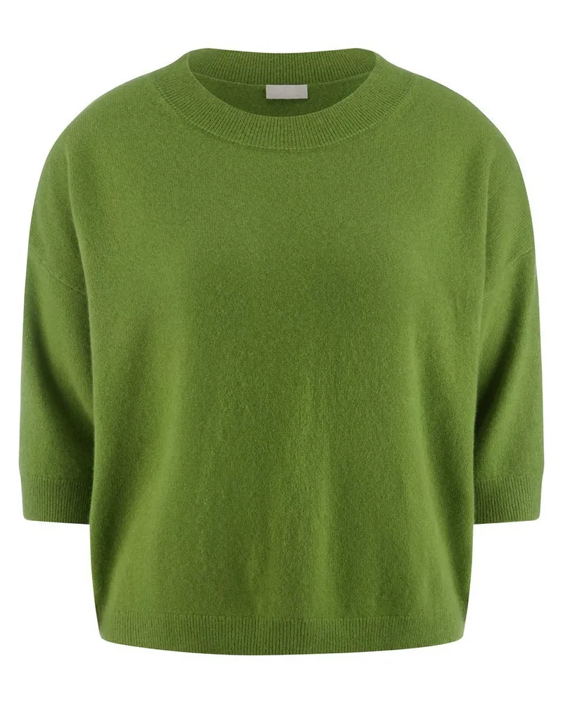 Include Rundhals-Pullover  grün Grün