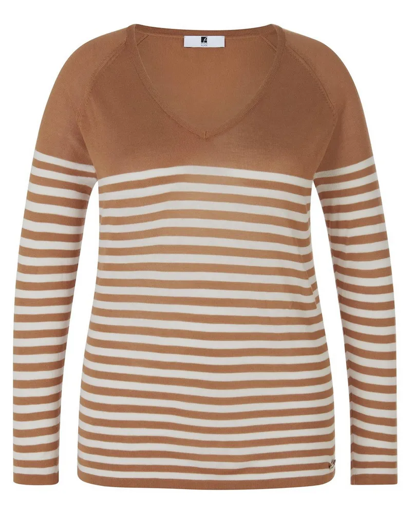 Anna Aura V-Pullover  braun Braun
