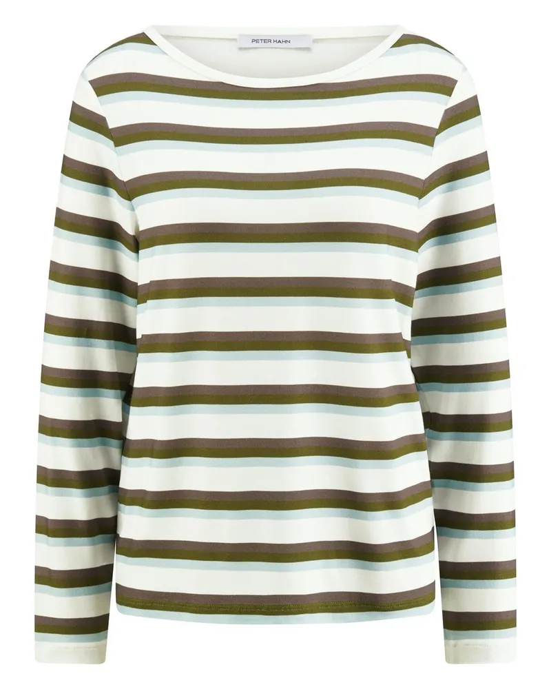 Peter Hahn Shirt U-Boot-Ausschnitt  weiss Weiss