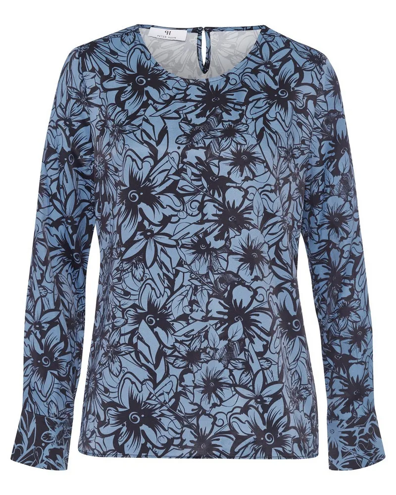 Peter Hahn Bluse  blau Blau