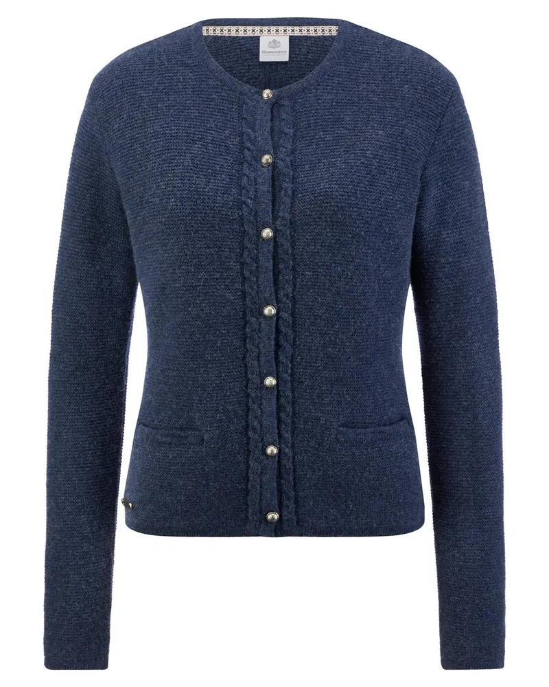 Hammerschmid Strickjacke Finnland  blau Blau